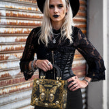Gothistar The Monarch Of The Damned Personalized Lady Leather Bag