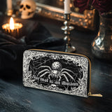 Gothistar Web Of The Unseen Leather Wallet Purse