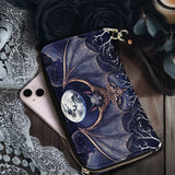 Gothistar Lunar Revenant Leather Wallet Purse