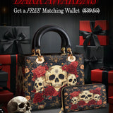 Gothistar Floralis Mortem Lady Leather Bag