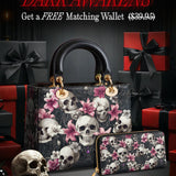 Gothistar Petals & Remains Lady Leather Bag