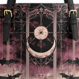 Gothistar Ethereal Nightfall Leather Tote Bag