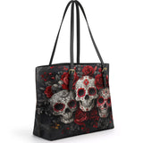 Gothistar Queen of Shadows Leather Tote Bag