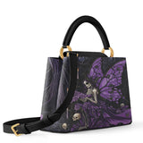 Gothistar Mourning Wings Leather Satchel Bag