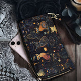Gothistar Celestial Catspell Leather Wallet Purse