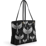 Gothistar  Wings of Valor Leather Tote Bag