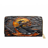 Gothistar Moonlit Witch Leather Wallet Purse