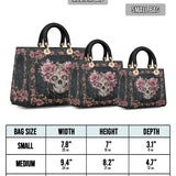 Gothistar Floraskull Noir Lady Leather Bag