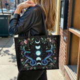 Gothistar  Midnight Ascend Leather Tote Bag