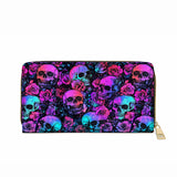 Gothistar Cyber Goth Roses Leather Wallet Purse