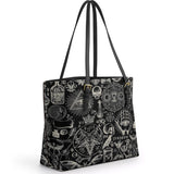 Gothistar Arcane Mystery Leather Tote Bag