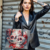 Gothistar Bonded in Shadows Leather Tote Bag