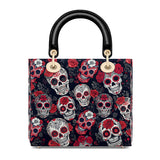 Gothistar Midnight Calavera Lady Leather Bag