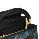 Gothistar Crimson Eclipse Leather Satchel Bag