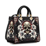 Gothistar The Vowed Skull Lady Leather Bag