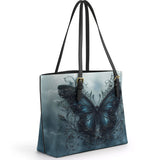 Gothistar Wings of Solace Leather Tote Bag