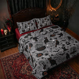 Gothistar All Season Quilt 3-Piece Set Spooky Shadow