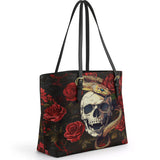 Gothistar Serpent & Silence Leather Tote Bag