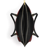 Gothistar Crimson Sanctuary Leather Tote Bag
