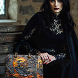 Gothistar Moonlit Witch Lady Leather Bag