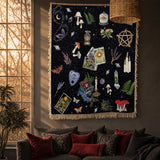Gothistar Celestial Magic Woven Tapestry Blanket