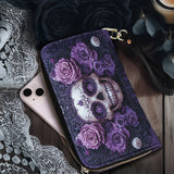 Gothistar Violet Requiem Leather Wallet Purse