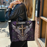 Gothistar The Fallen Sanctum Leather Tote Bag
