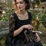 Gothistar Moonwing Enigma Leather Satchel Bag