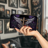 Gothistar The Fallen Sanctum Leather Wallet Purse
