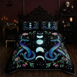 Gothistar All Season Quilt 3-Piece Set Midnight Ascend