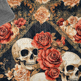 Gothistar All Season Quilt 3-Piece Set Skull Dark Romance