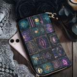 Gothistar Tarot Of Shadows Leather Wallet Purse