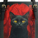 Gothistar Crimson Gaze Leather Tote Bag