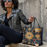 Gothistar Heart Of The Oracle Leather Tote Bag