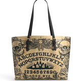 Gothistar The Summoner – Ouija Board Leather Tote Bag
