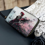 Gothistar Veil Of Grace Personalized Leather Wallet Purse