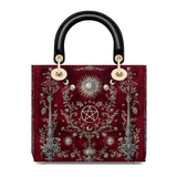 Gothistar Pentacle Bloom Lady Leather Bag
