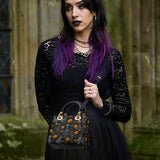 Gothistar Mooncats Mischief Lady Leather Bag
