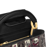 Gothistar Skull Reverie Leather Satchel Bag