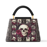 Gothistar Skull Reverie Leather Satchel Bag