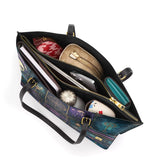 Gothistar Tarot Of Shadows Leather Tote Bag