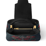 Gothistar Shadowed Grace Leather Satchel Bag