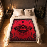 Gothistar Infernal Eclipse Woven Tapestry Blanket
