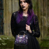 Gothistar Violet Requiem Lady Leather Bag