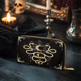 Gothistar Serpentis Nocturne Leather Wallet Purse