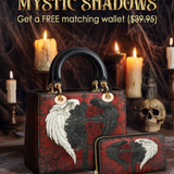 Gothistar Wings Of Fate Lady Leather Bag