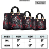 Gothistar La Rosa Oscura Lady Leather Bag