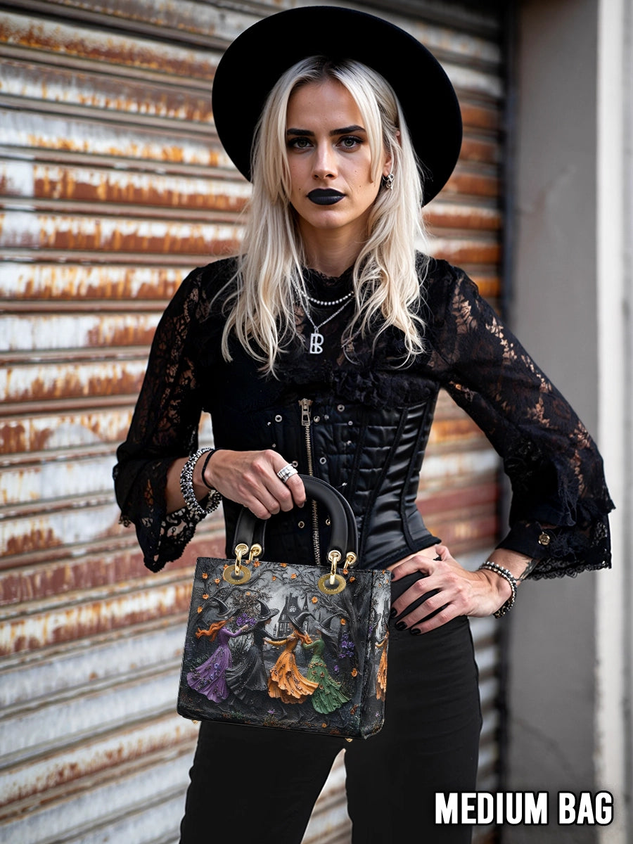 Gothistar Dancing Witches Lady Leather Bag
