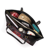 Gothistar Twisted Grace Leather Tote Bag