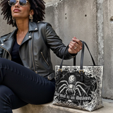 Gothistar Web Of The Unseen Leather Tote Bag